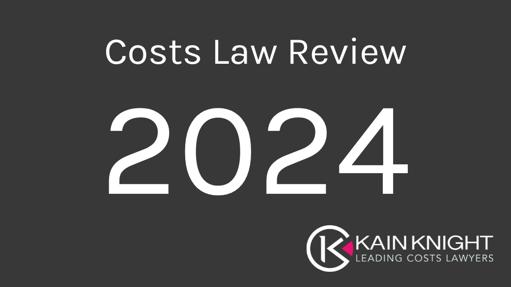 Costs Law Review of 2024