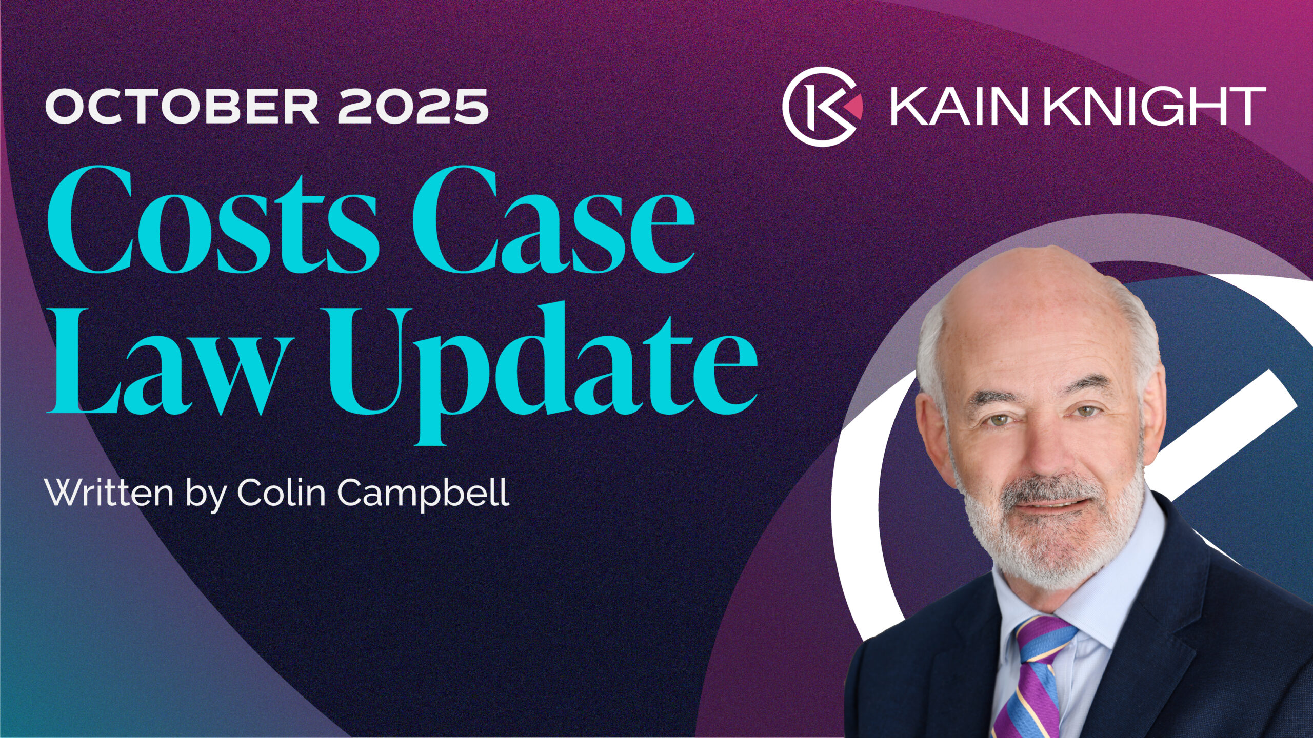 Costs Case Law Update – October 2025