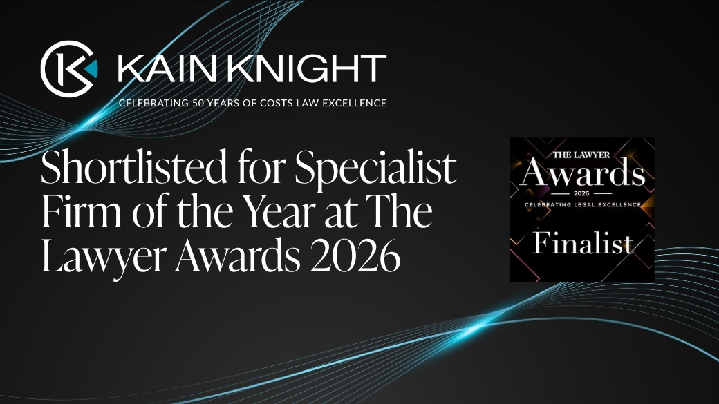 Kain Knight shortlisted for Specialist Firm of the Year at The Lawyer Awards 2026