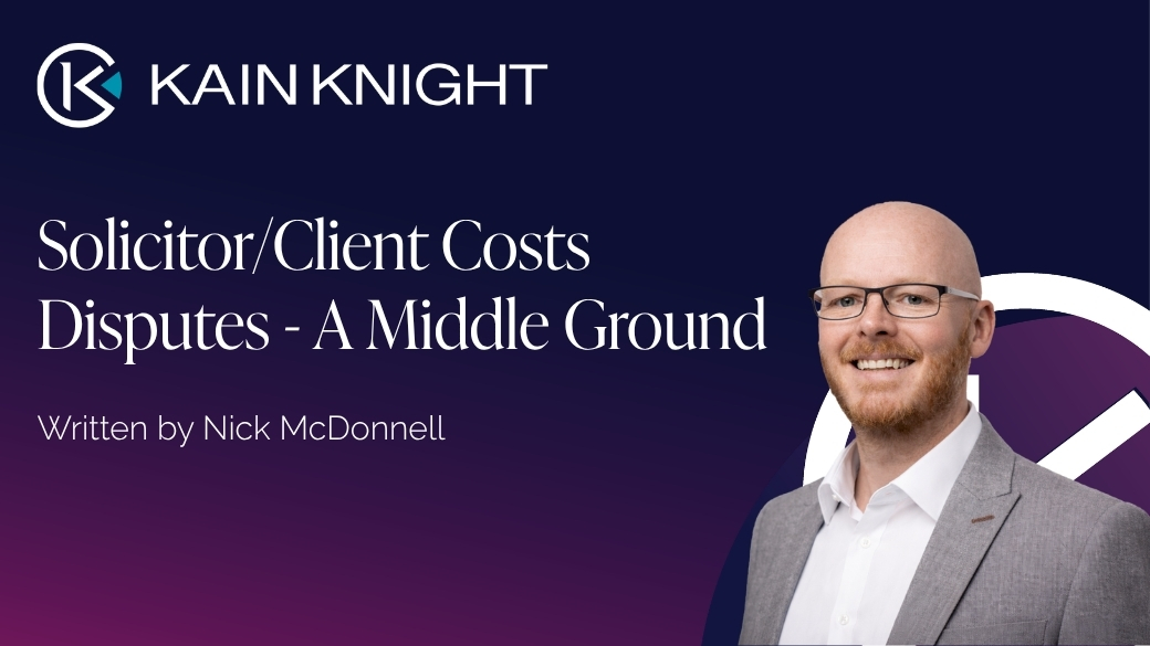 Solicitor/Client Costs Disputes – A Middle Ground