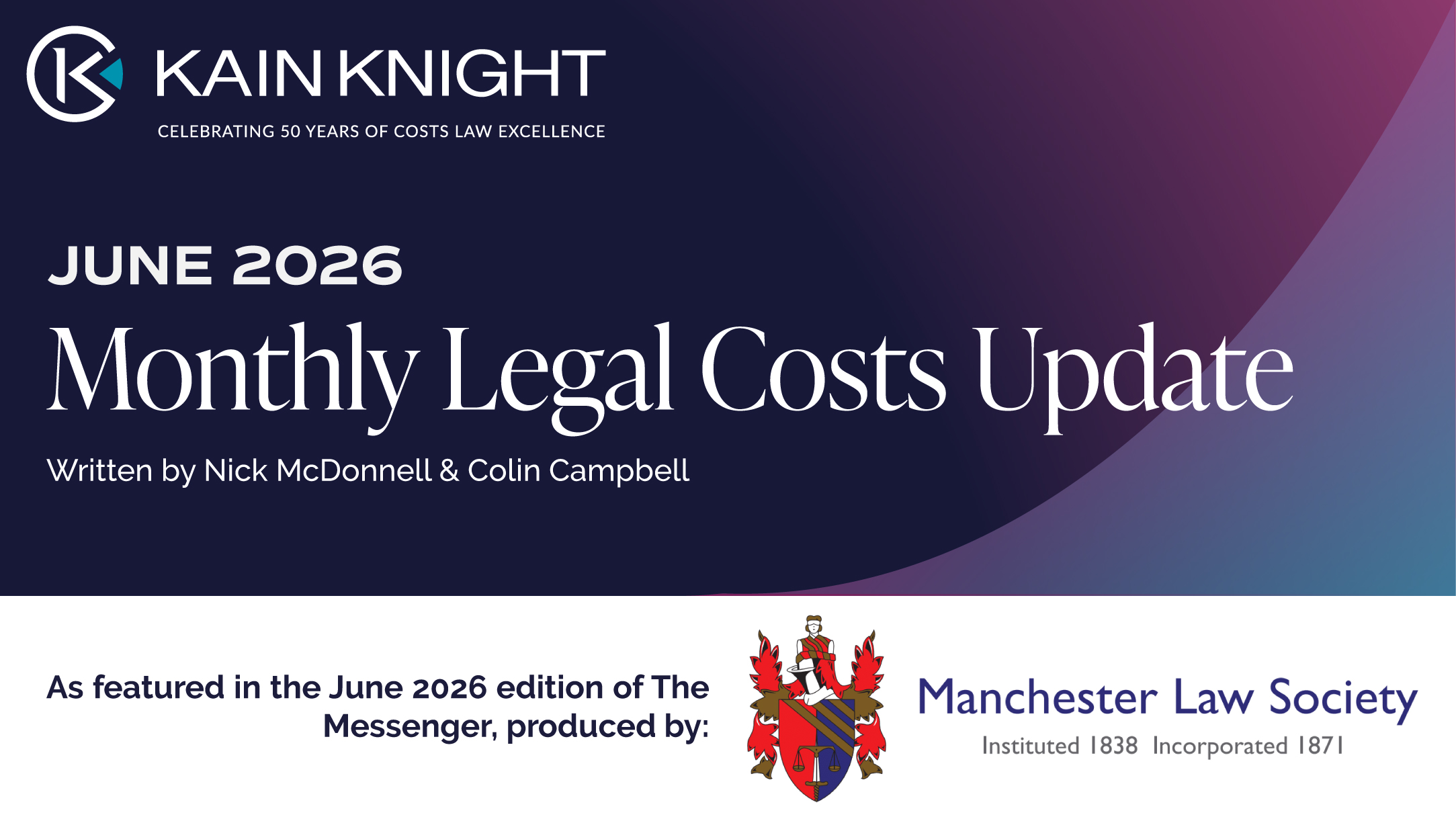 Monthly Legal Costs Update – June 2026