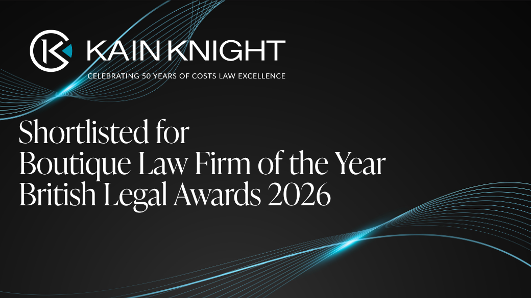 Kain Knight shortlisted for Boutique Law Firm of the Year at the British Legal Awards 2026